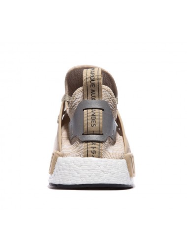 Adidas NMD XR1 Primeknit Trainer - Linen, Metallic Silver and Core Black